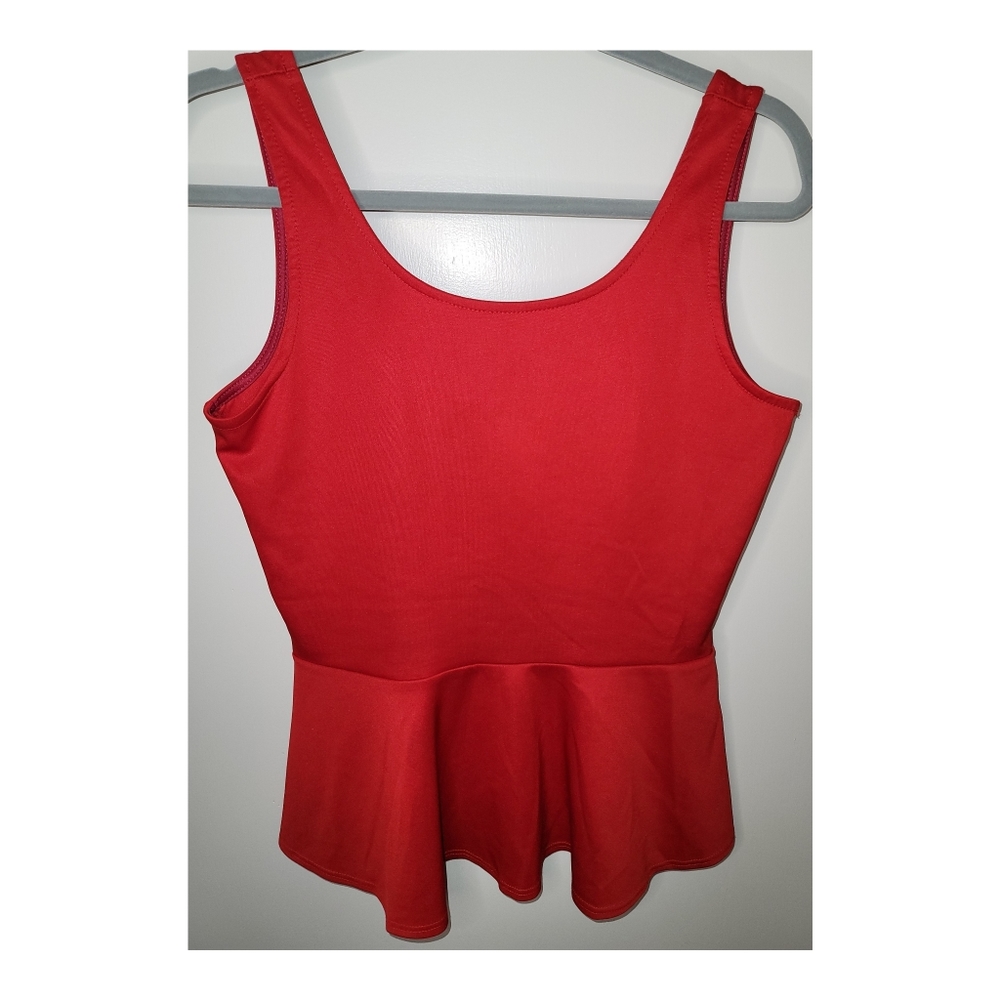 Charlotte Russe Red Flowy Top